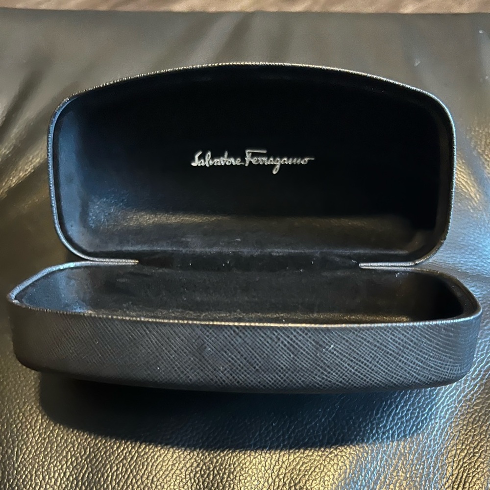 Salvador Ferragamo Sunglass case only.